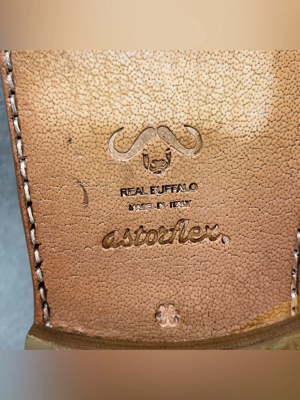 Astorflex Patnoflex Travel Stitch Loafer Men's Size 9 Tan Buffalo Leather Italy